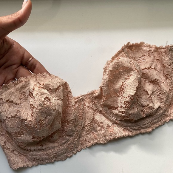 BUSTIER LACE BRA - Picture 1 of 4
